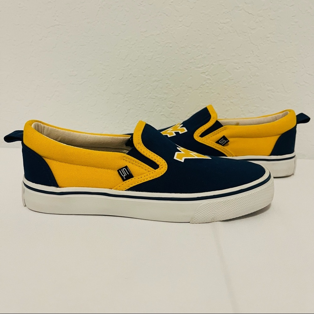 SKICKS West Virginia Mountaineers Woman's Slip-on Shoes